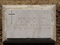 Struma Military Cemetery - Johnston, J